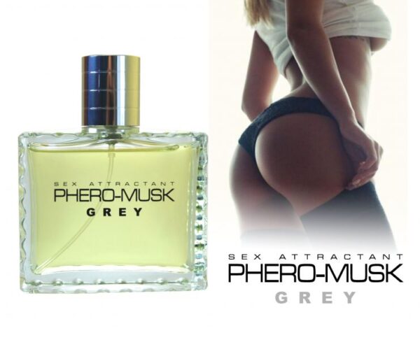 Духи з феромонами чоловічі aurora phero-musk grey, 100 мл - Зображення 3