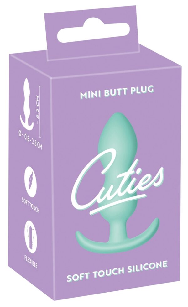 Анальна пробка cuties plugs, зелена