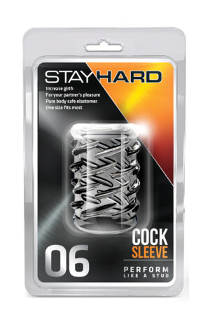 Насадка stay hard-cock sleeve 06, clear