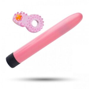 Набір sex toys класичний вібромасажер ерекційне кільце, pink