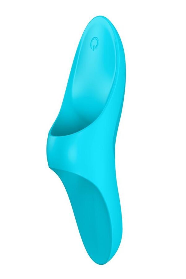 Універсальний вібратор на палець satisfyer teaser, бірюзовий