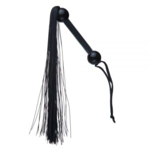 F61405 батіг silicone flogger whip black