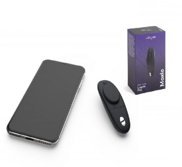 Вібратор в трусики moxie від we-vib з функцією управлінням з телефону black