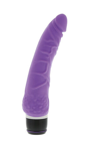 Вібромасажер purrfect silicone classic 7.1 inch, purple