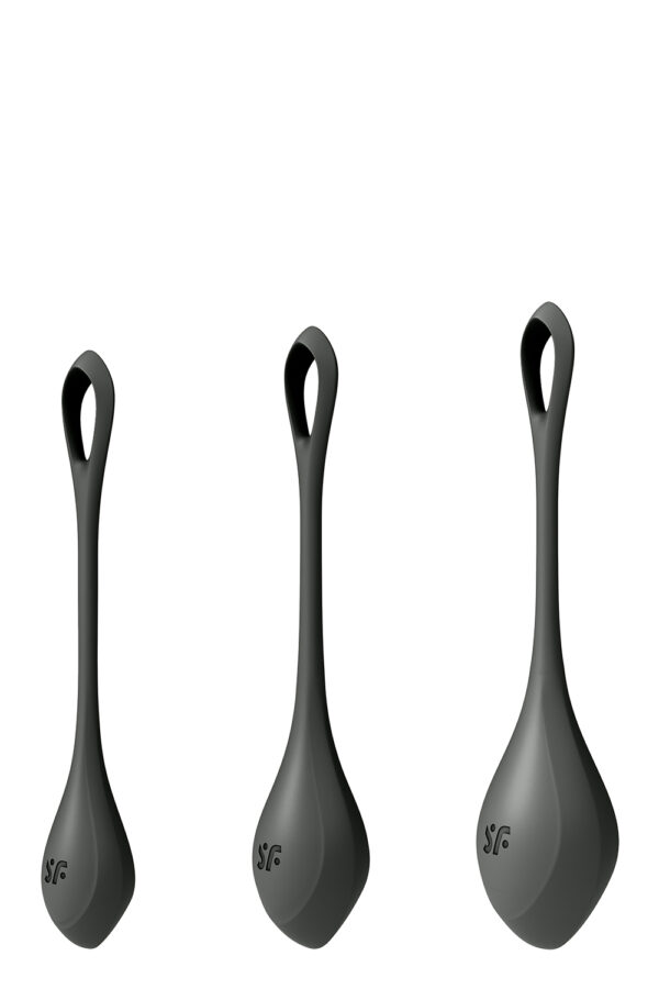 T360188 набір вагінальних кульок satisfyer yoni power 2 black - Зображення 3