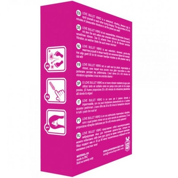 F61501 вибропуля love bullet vibro - Зображення 2