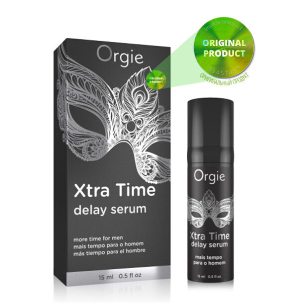 Сироватка-пролонгатор "x-tra time" delay serum, 15 мл orgie