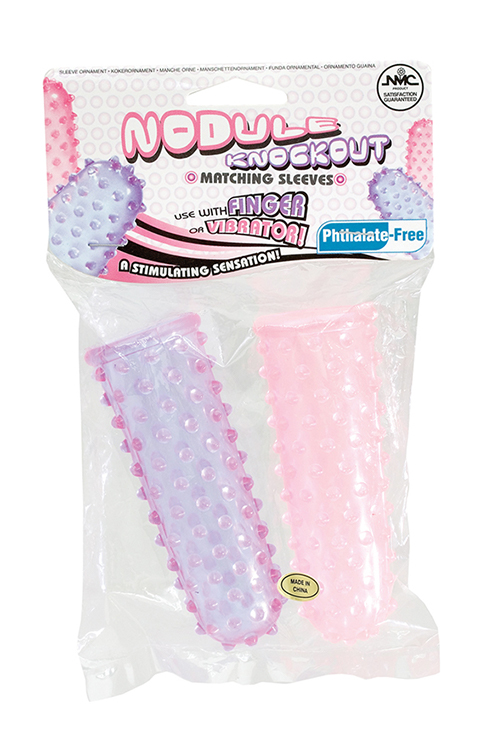 Насадки пальчикові finger sleeves, purple / PINK - Зображення 2