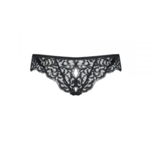 410944 труси Laluna crotchless panties black L / XL-MINI