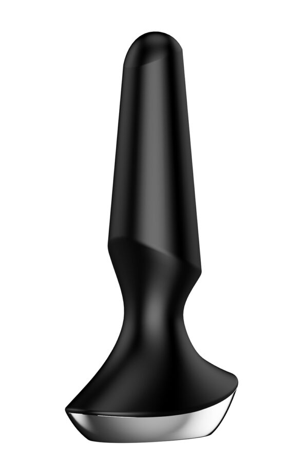 Анальна пробка з функцією керування зі смартфона satisfyer plug-ilicious, чорний - Зображення 3