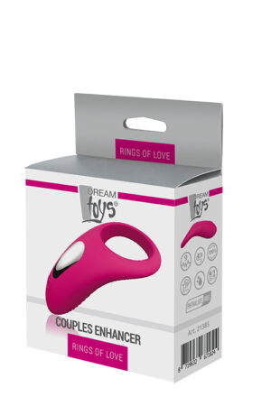 Ерекційне віброкільце rings of love couples enhancer magenta