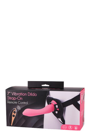 Dt51129 страпон жіночий з пультом управління seven creations dildo strap-on pink