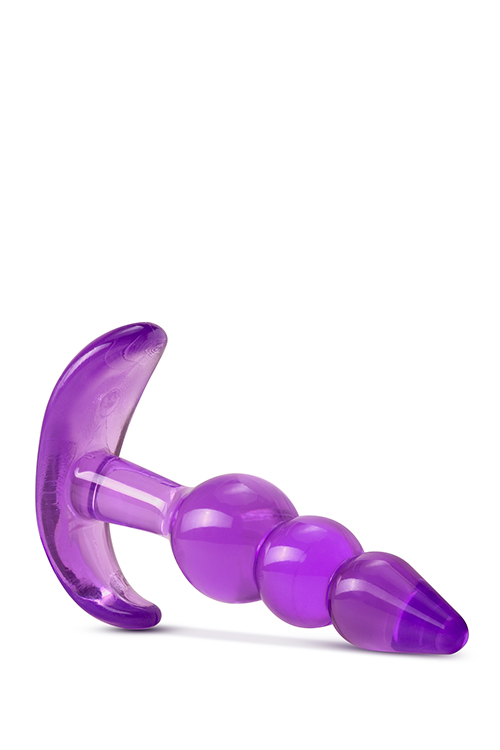 T331511 анальний плаг b yours triple bead anal plug purple - Зображення 4