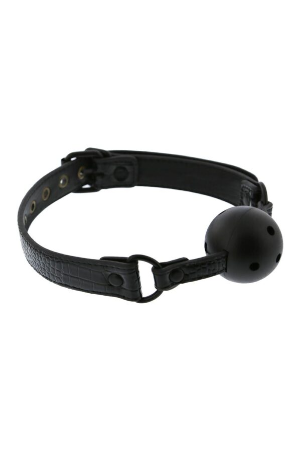 Кляп 4,7 см blaze luxury ball gag croco black