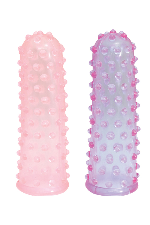 Насадки пальчикові finger sleeves, purple / PINK