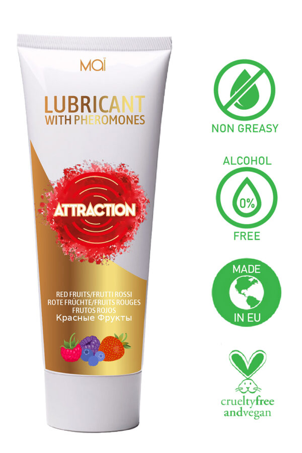 Лубрикант з феромонами mai lubricant red fruit 75 ml - Зображення 2