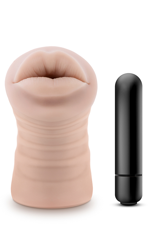 Мастурбатор з вібро m for men angie vanilla