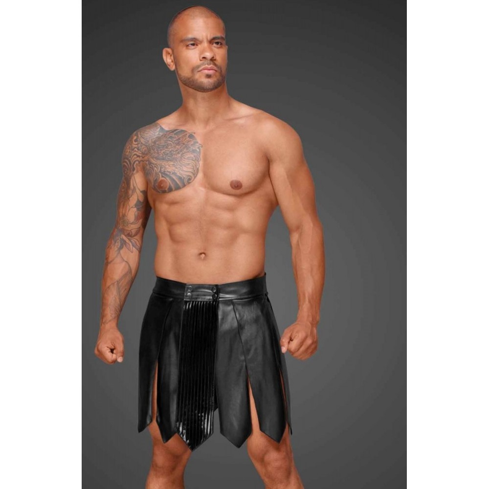 Спідниця-гладіатор зі складками вініл h053 від noir handmade l