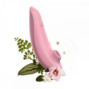 Безконтактний кліторальний стимулятор womanizer premium eco з біо матеріалів, pink