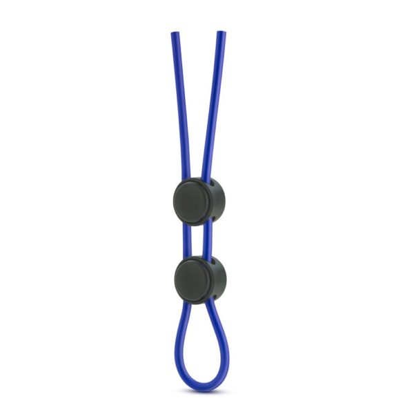 T331084 регульоване ерекційне кільце stay hard double loop blue - Зображення 3