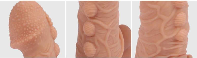 Насадка на пеніс kokos extreme sleeve es-09 розмір m - Зображення 3