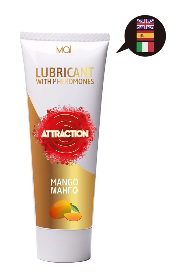 Лубрикант з феромонами mai lubricant mango 75 ml - Зображення 3