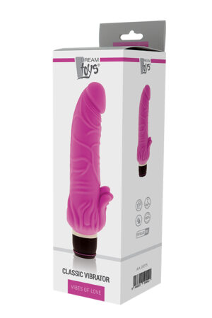 Вібромасажер purrfect silicone classic 7inch, pink