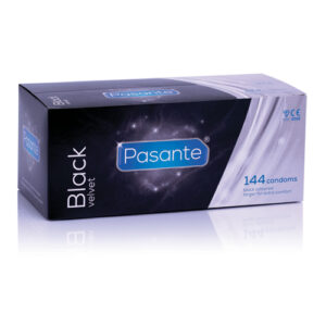 Презервативи pasante black velvet condoms, 144 шт