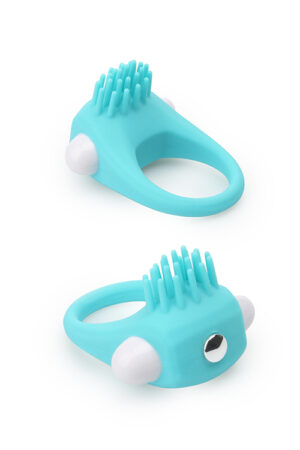 Ерекційне віброкільце lit-up silicone stimu ring 5 blue