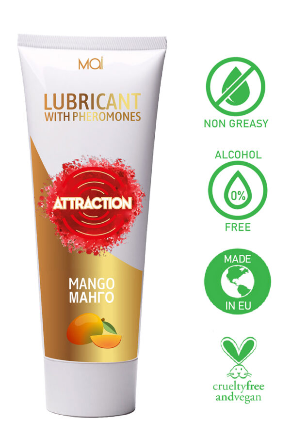 Лубрикант з феромонами mai lubricant mango 75 ml - Зображення 2