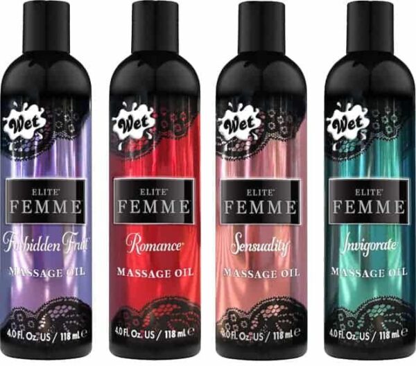 Масажна олія wet elite femme sensuality, 118 мл - Зображення 2