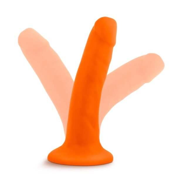 Фалоімітатор neo 6inch dual density cock neon orange - Зображення 4