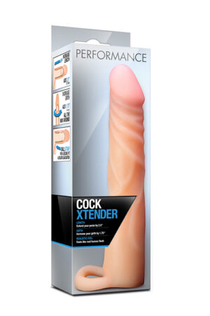 Насадка на пеніс кібершкіра blush performance cock xtender beige
