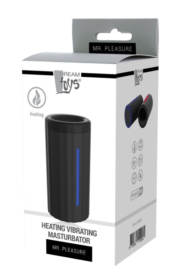 Мастурбатор з функцією нагріву і вібрацією tream toys mr pleasure - Зображення 2