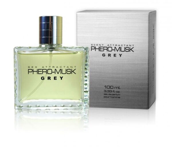 Духи з феромонами чоловічі aurora phero-musk grey, 100 мл