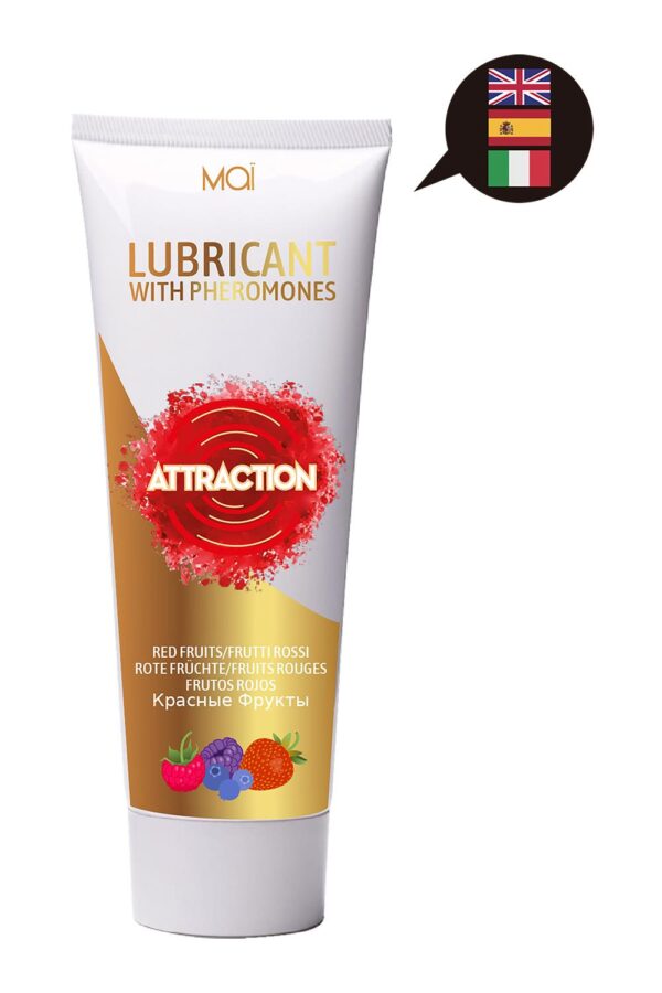 Лубрикант з феромонами mai lubricant red fruit 75 ml - Зображення 3