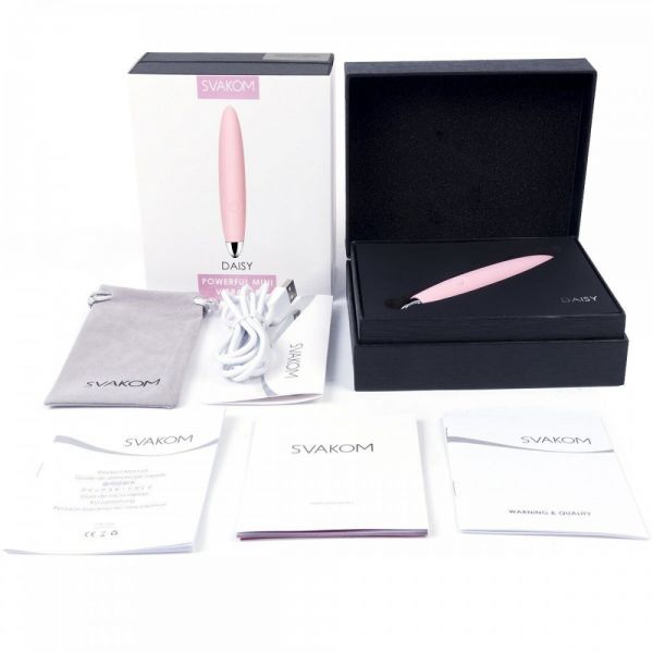 Компактний вібростимулятор клітора svakom daisy, pink - Зображення 3