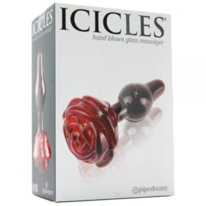 Dt45545 скляна анальна пробка icicles no 76