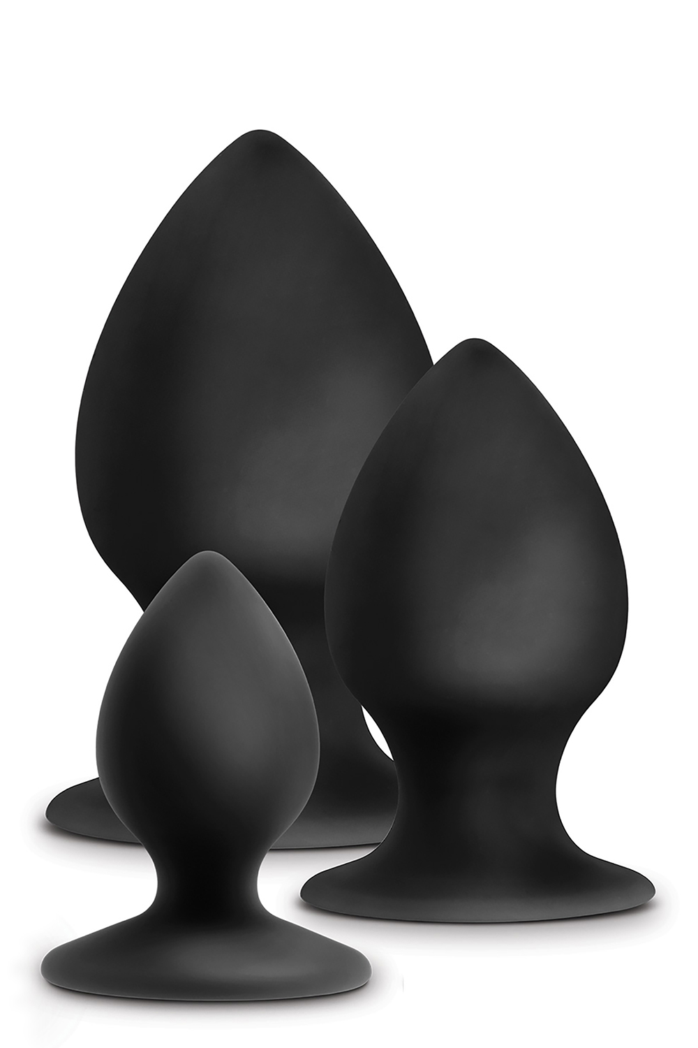 Набір анальних пробок blush anal adventures platinum silicone anal stout plug