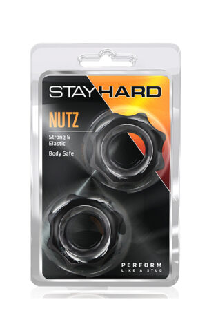 T330571 набір ерекційних кілець stay hard nutz black