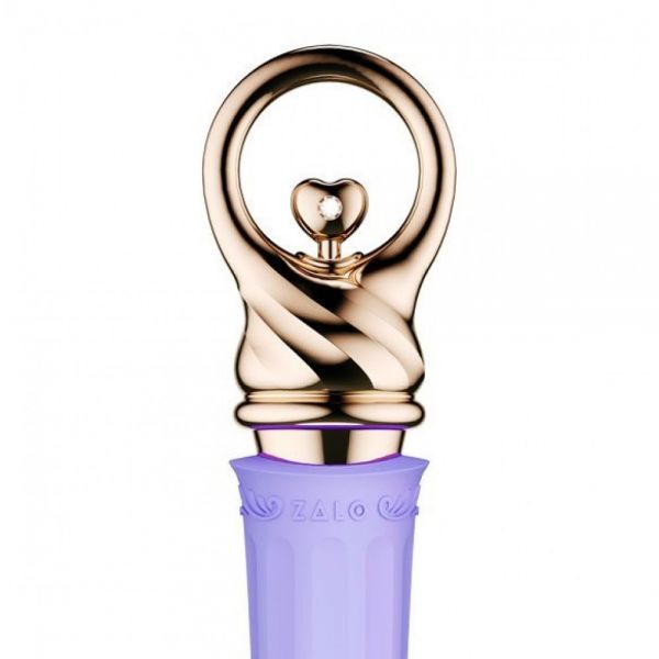 Вібромасажер мікрофон zalo confidence з функцією нагрівання, fairy violet - Зображення 5