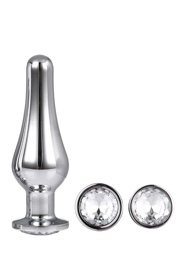 Dt21874 набір анальних пробок конічної форми dream toys gleaming love pleasure set silver - Зображення 4