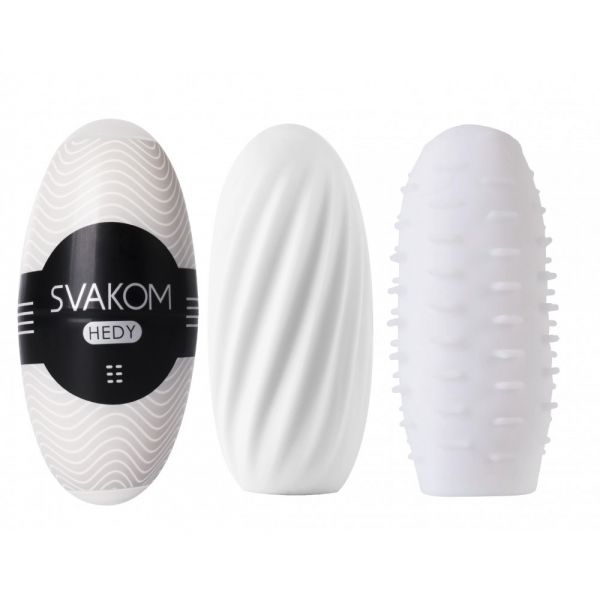 Набір мастурбаторів svakom hedy 6 шт, білі - Зображення 4