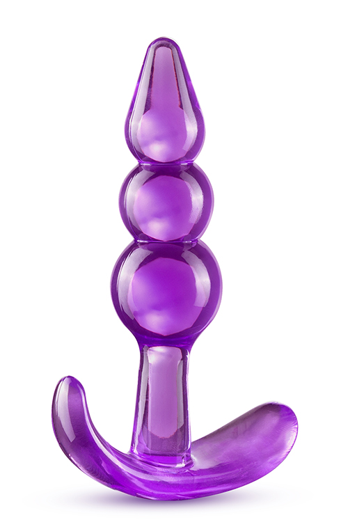 T331511 анальний плаг b yours triple bead anal plug purple - Зображення 3