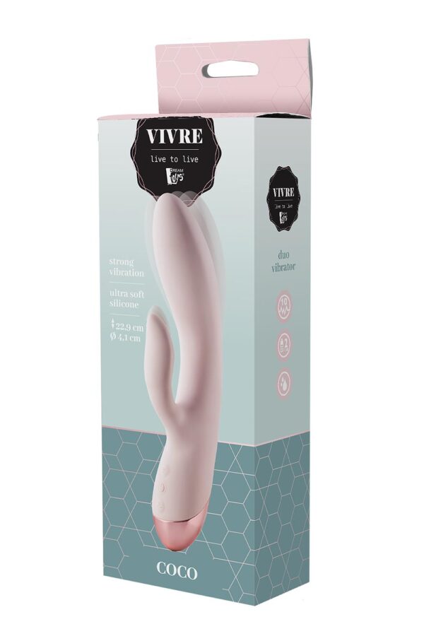 Вібратор кролик dream toys vivre duo vibe coco - Зображення 2