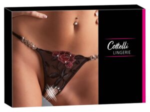 Стрінги сексуальні string rose crotchless m/L