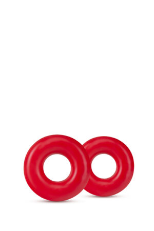 Набір ерекційних кілець stay hard donut rings oversized red