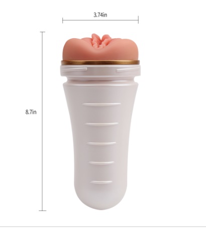 Мастурбатор вагіна chisa the rolling burst в білій колбі - Зображення 4