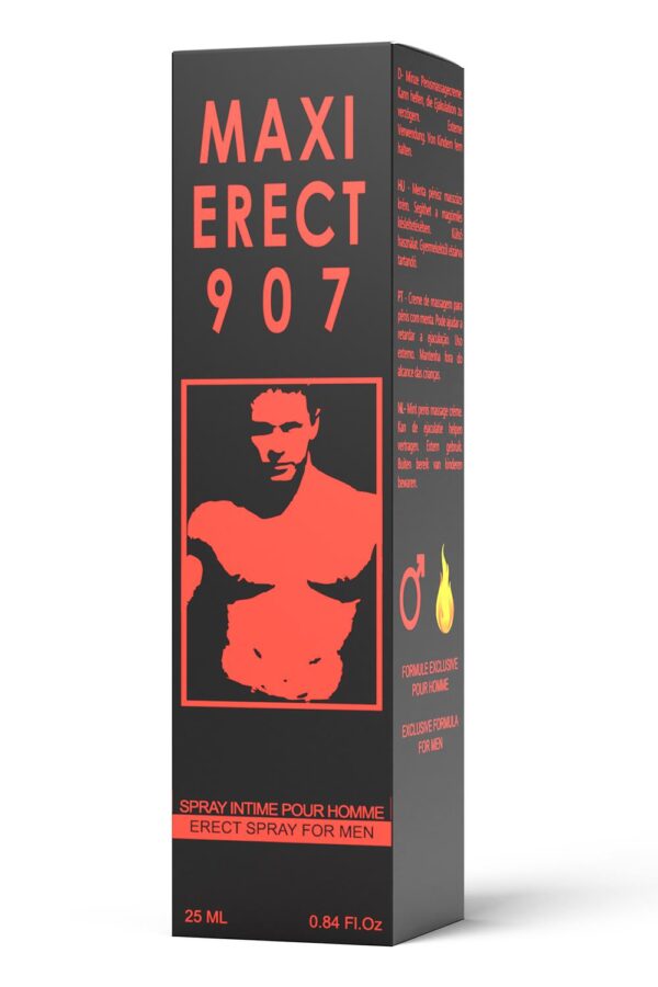 Спрей ерекційний для чоловіків maxi erect 907 - Зображення 2