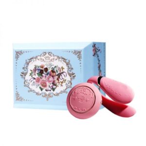 Вібромасажер для пар з функцією управління зі смартфона zalo fanfan set, rogue pink